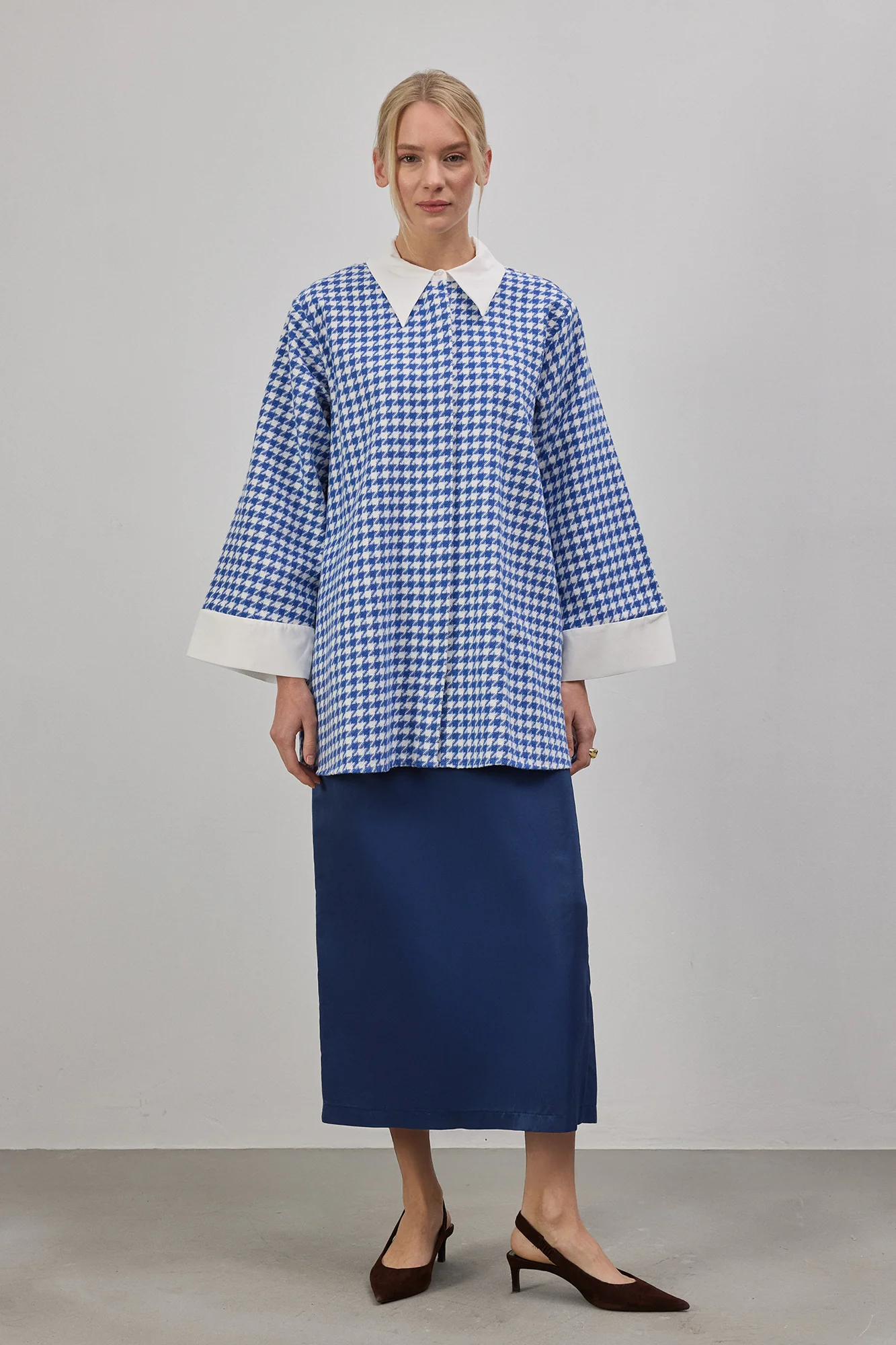 WIDE-CUFFS TWEED SHIRT - Image 7