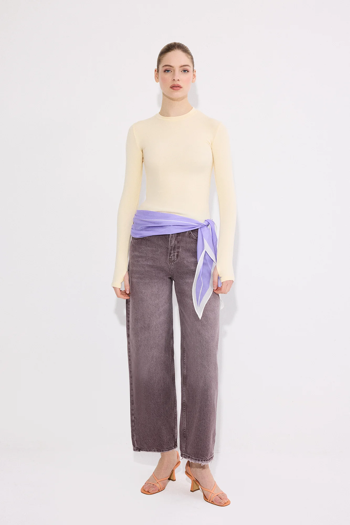 THUMB-FASTENİNG LONG-SLEEVED BODYSUİT - Image 2