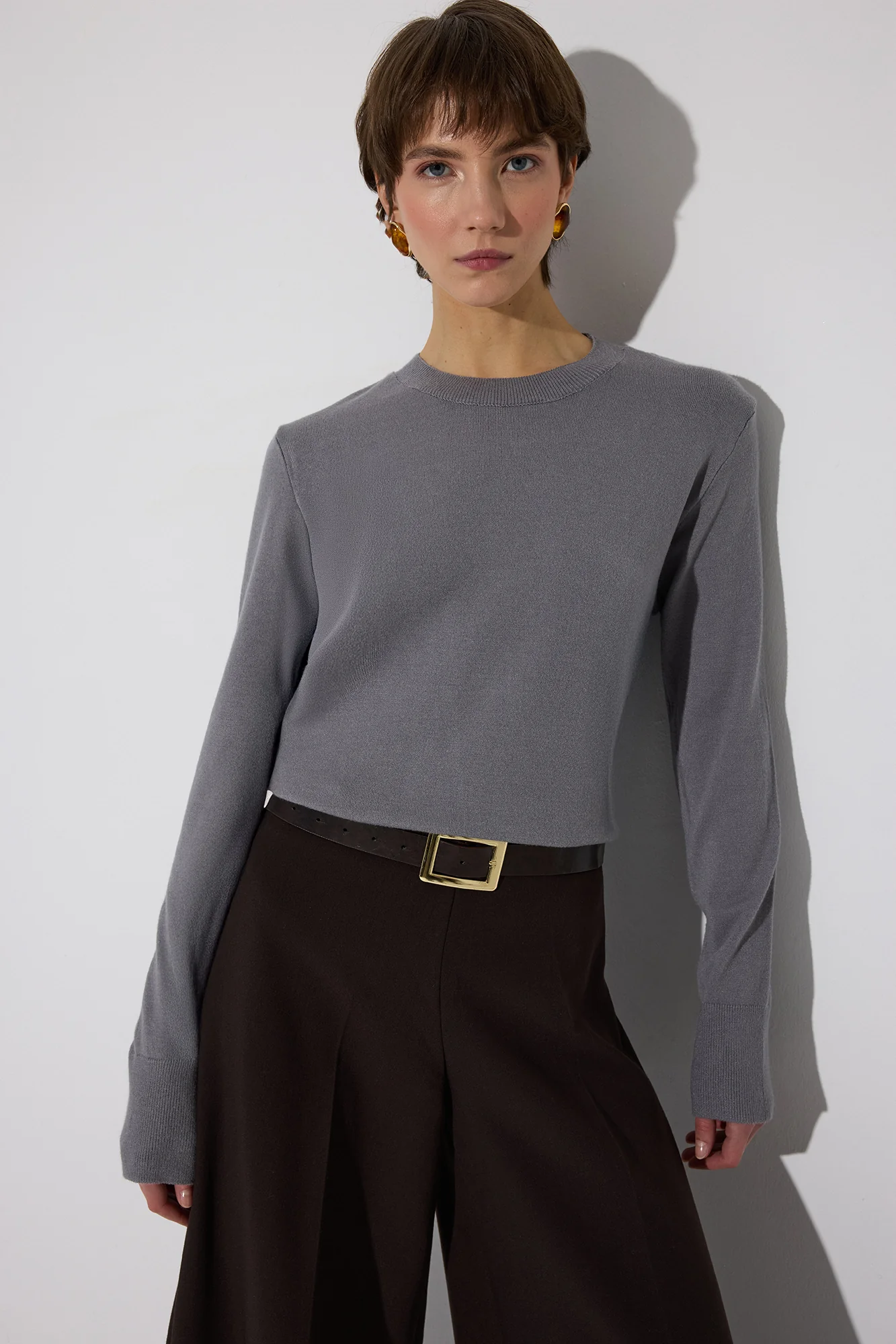 BASIC KNITTED BLOUSE - Image 2