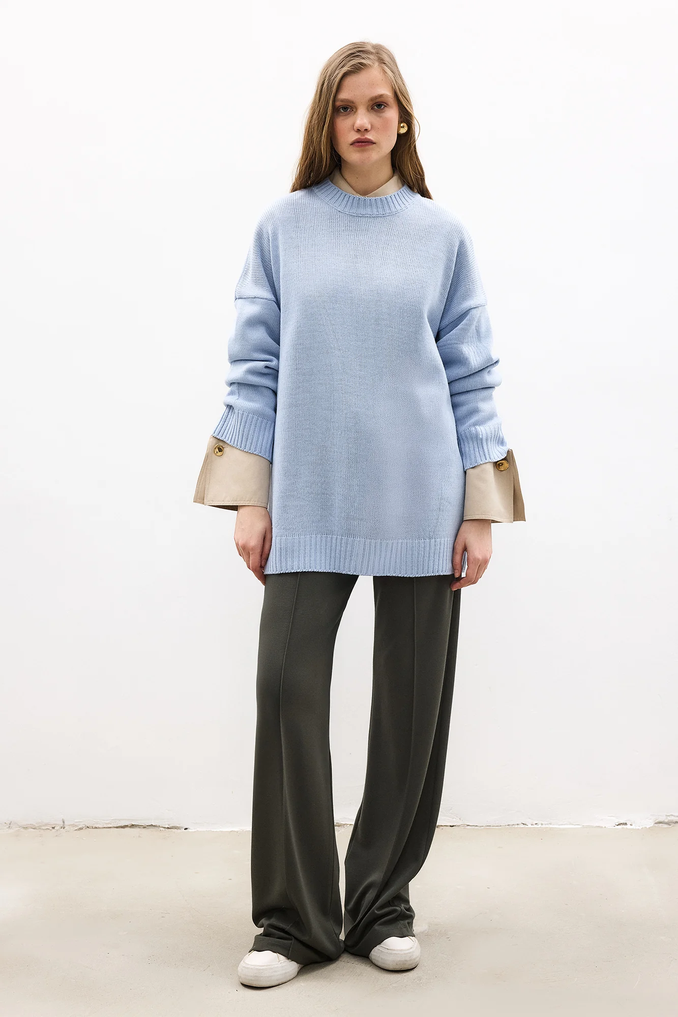 BASIC KNITTED SWEATER - Image 3