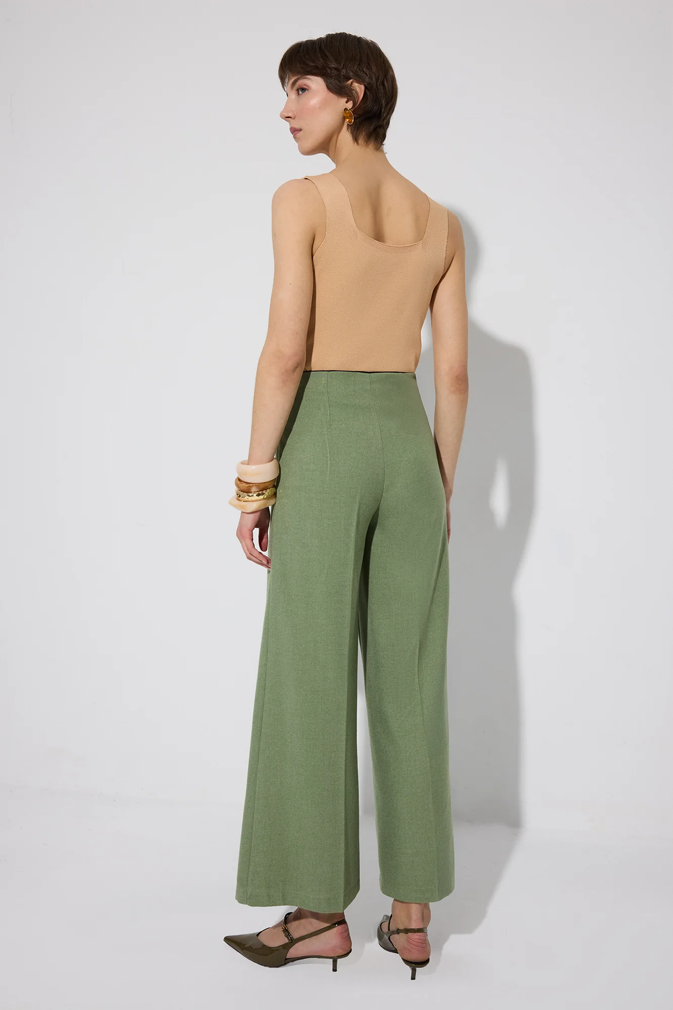 WIDE-LEG PANTS WITH ELASTIC WAISTBAND - Image 6