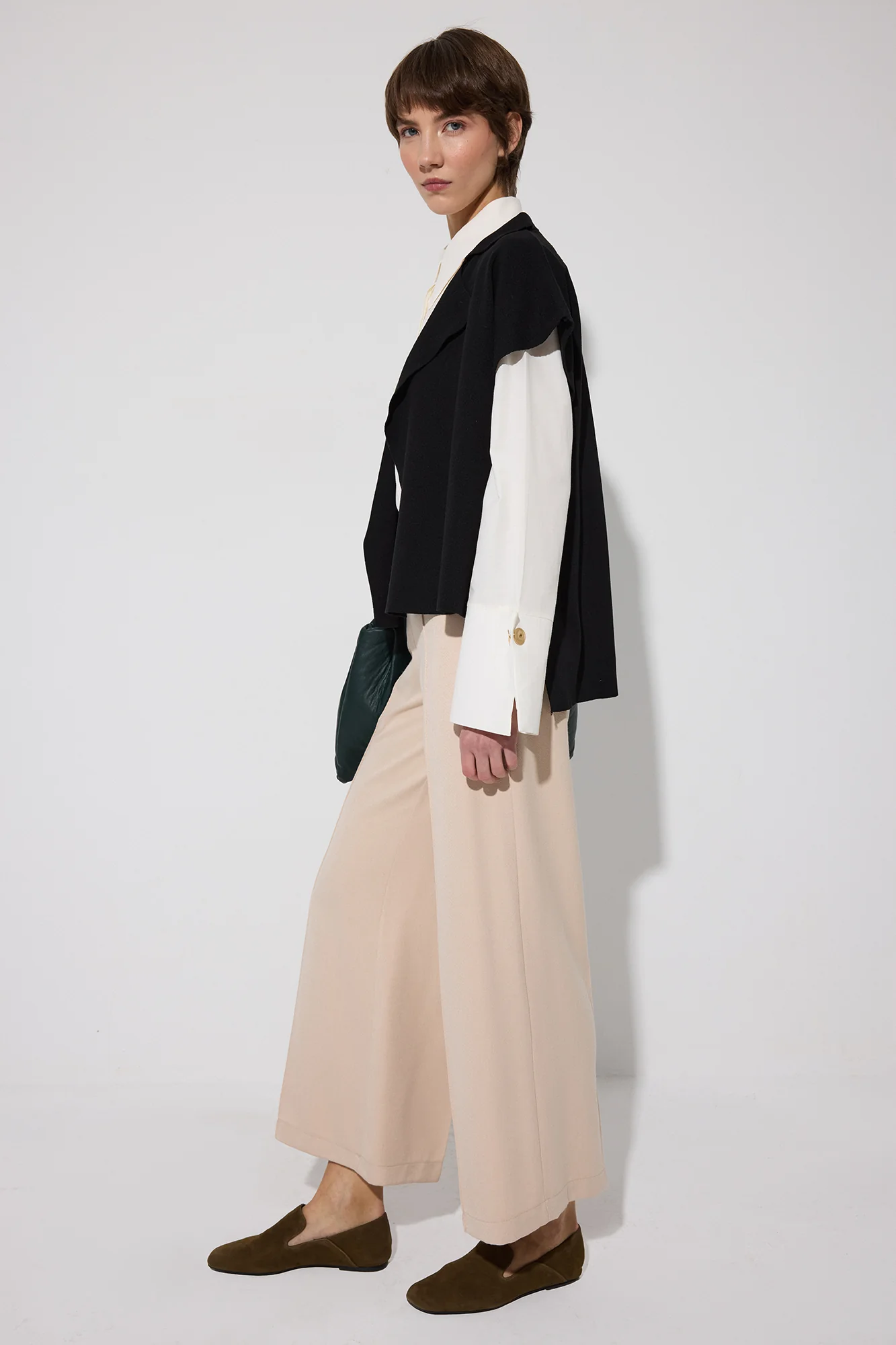 WIDE-LEG PANTS WITH ELASTIC WAISTBAND - Image 2