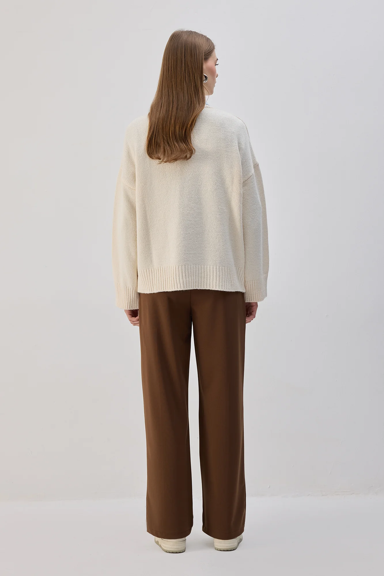 BELİ LASTİKLİ NERVÜRLÜ PANTOLON - Image 5