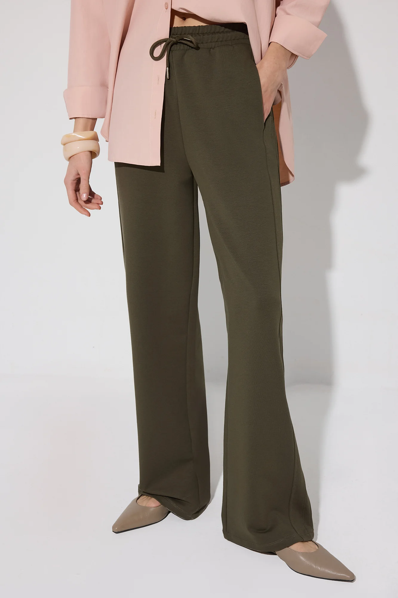 KNITTED TROUSERS WITH ELASTIC WAIST - Image 4