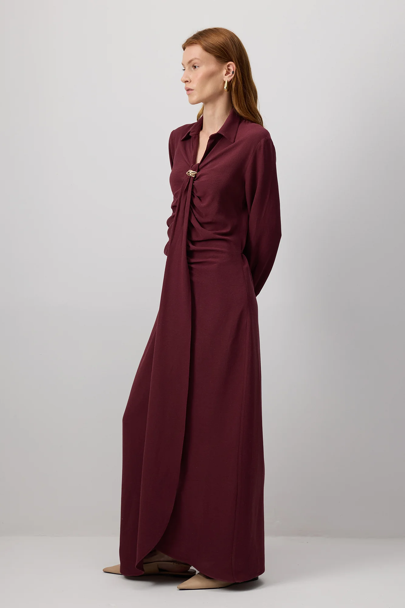 BROOCH DETAILED DRESS - Image 2