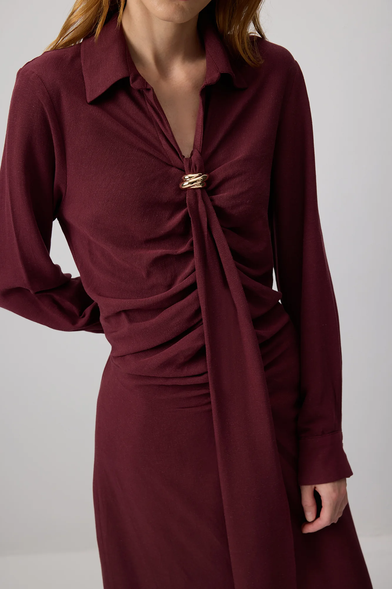 BROOCH DETAILED DRESS - Image 4