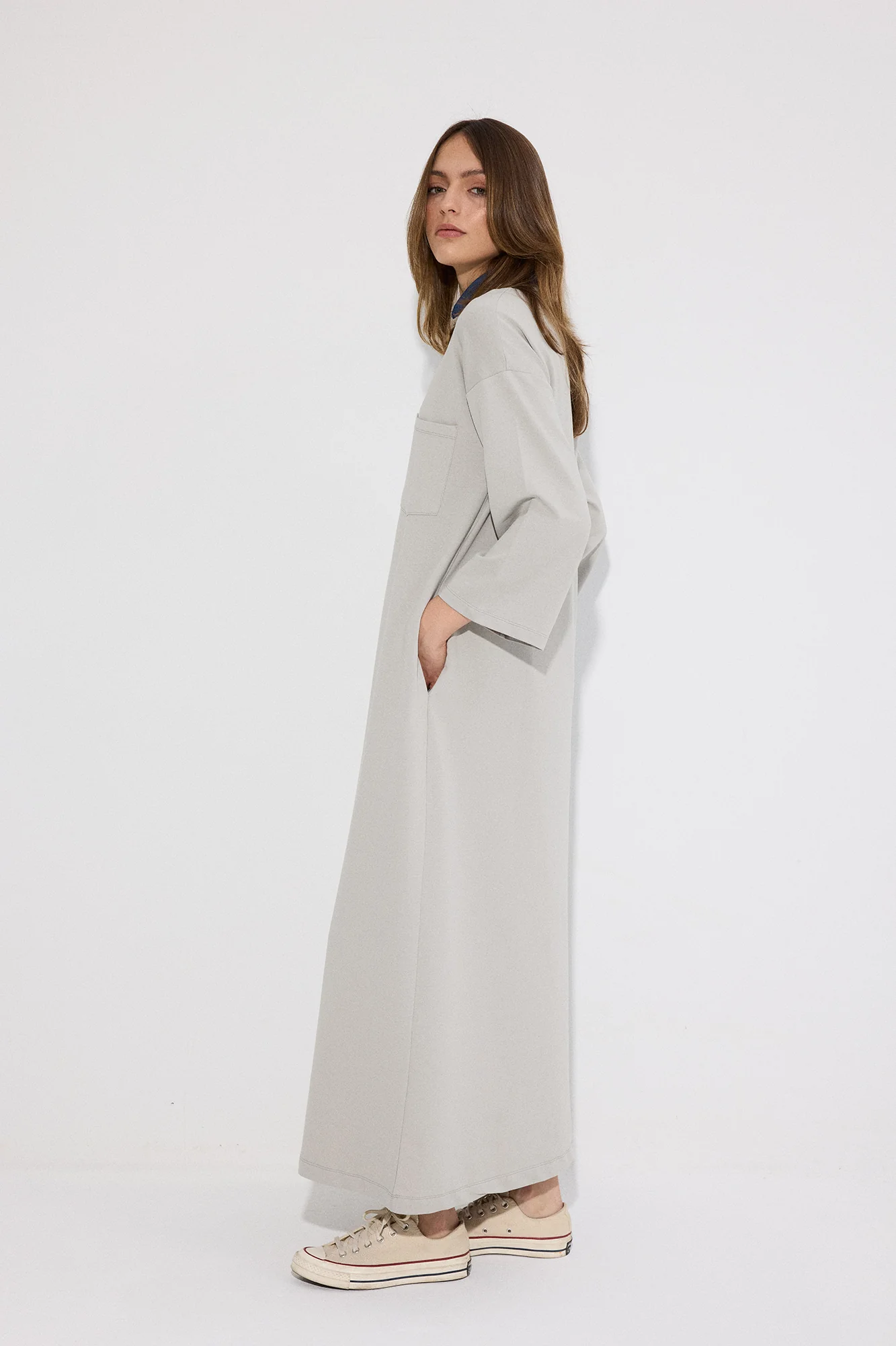 KNIT DRESS WITH POCKET - Image 5