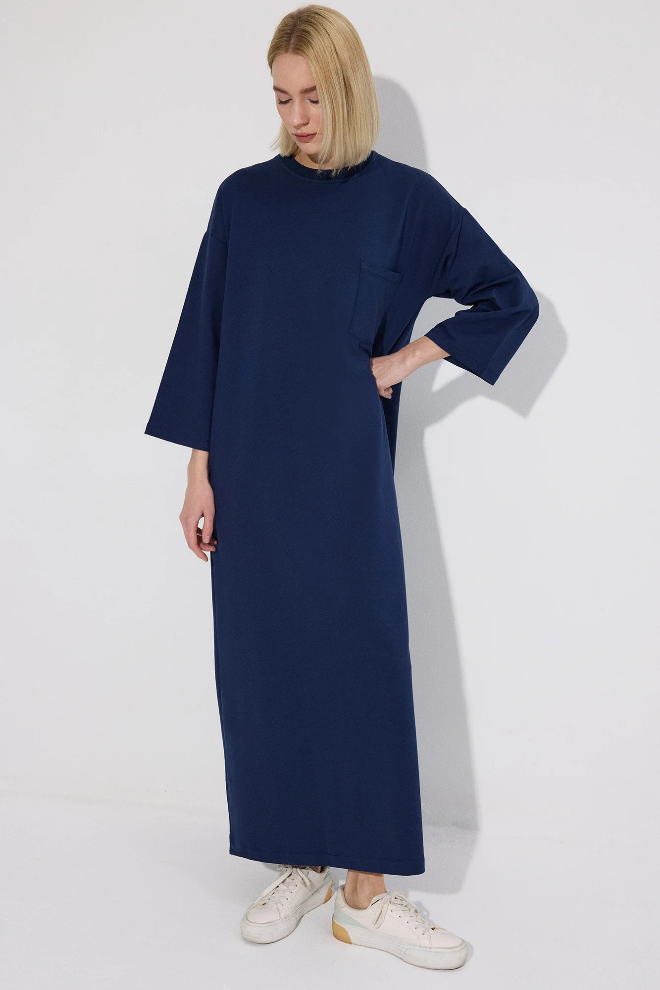 KNIT DRESS WITH POCKET - Image 4