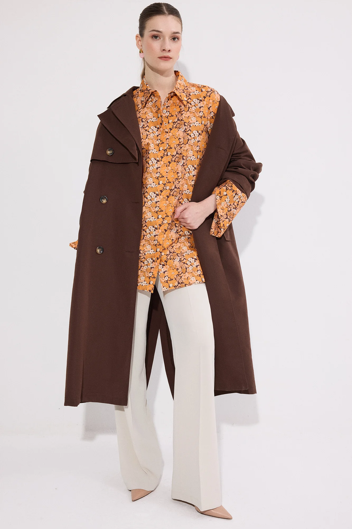 FLORAL PATTERNED COTTON SHIRT - Image 3