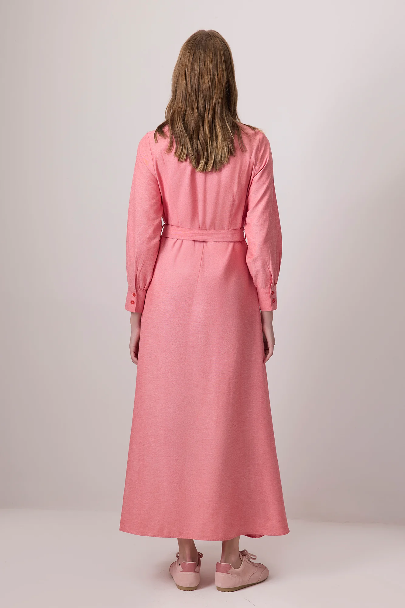 BELTED SHIRT DRESS - Image 5