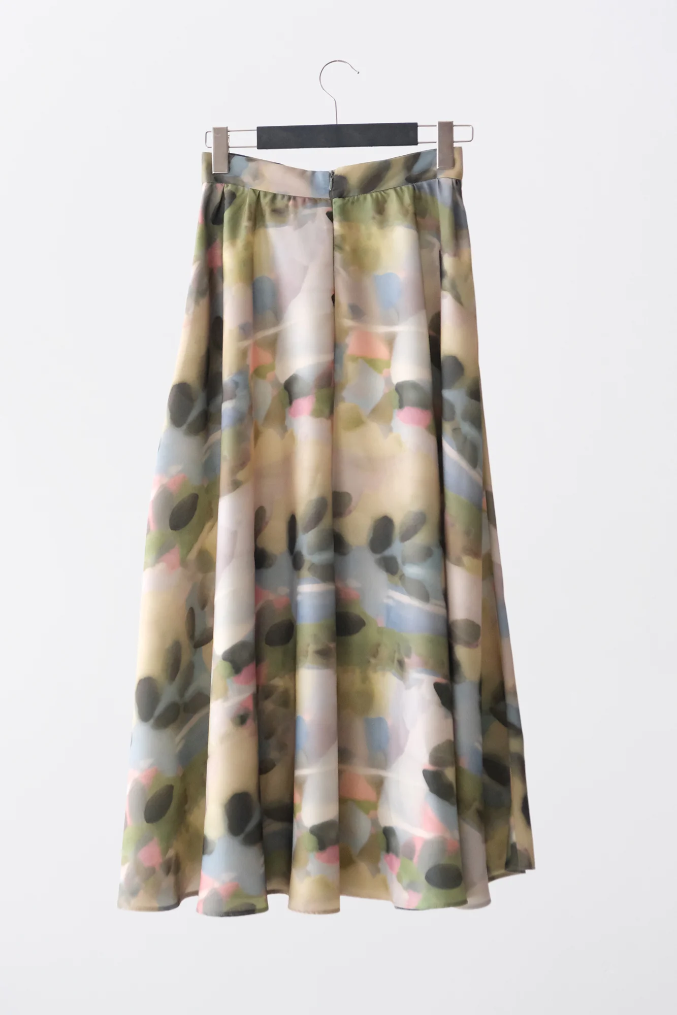 PATTERNED SATIN SKIRT - Image 9