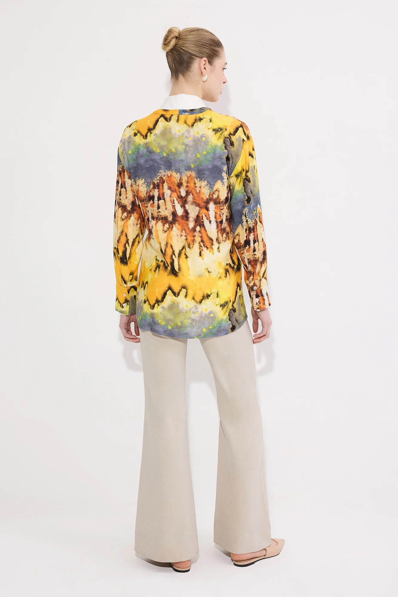 PATTERNED VISCOSE TUNIC - Image 6