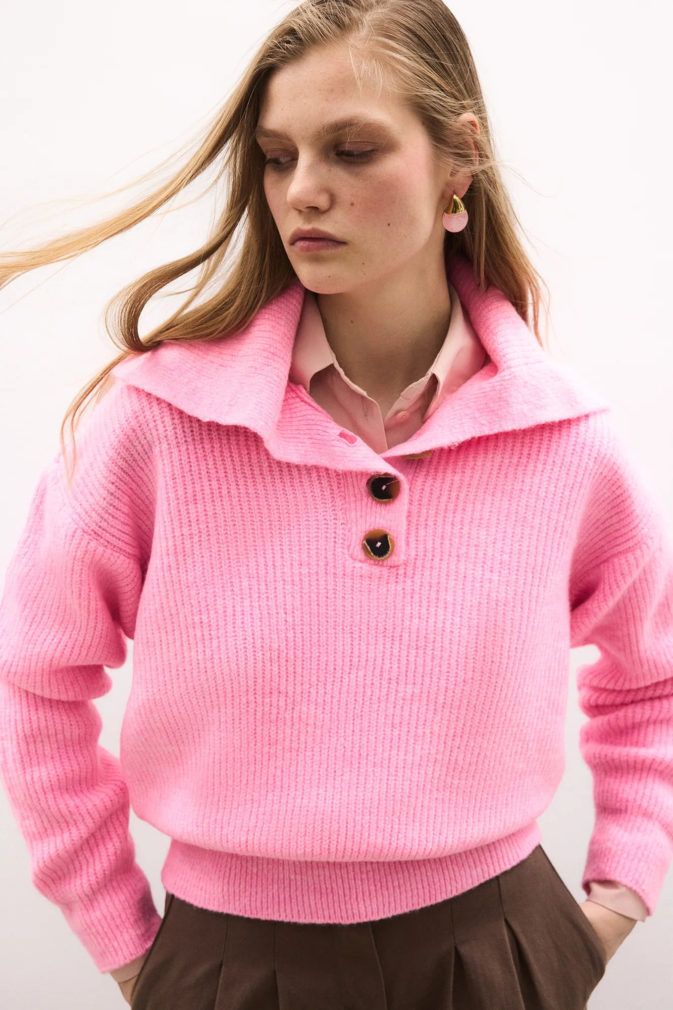 SAİLOR COLLAR KNİTTED SWEATER - Image 2
