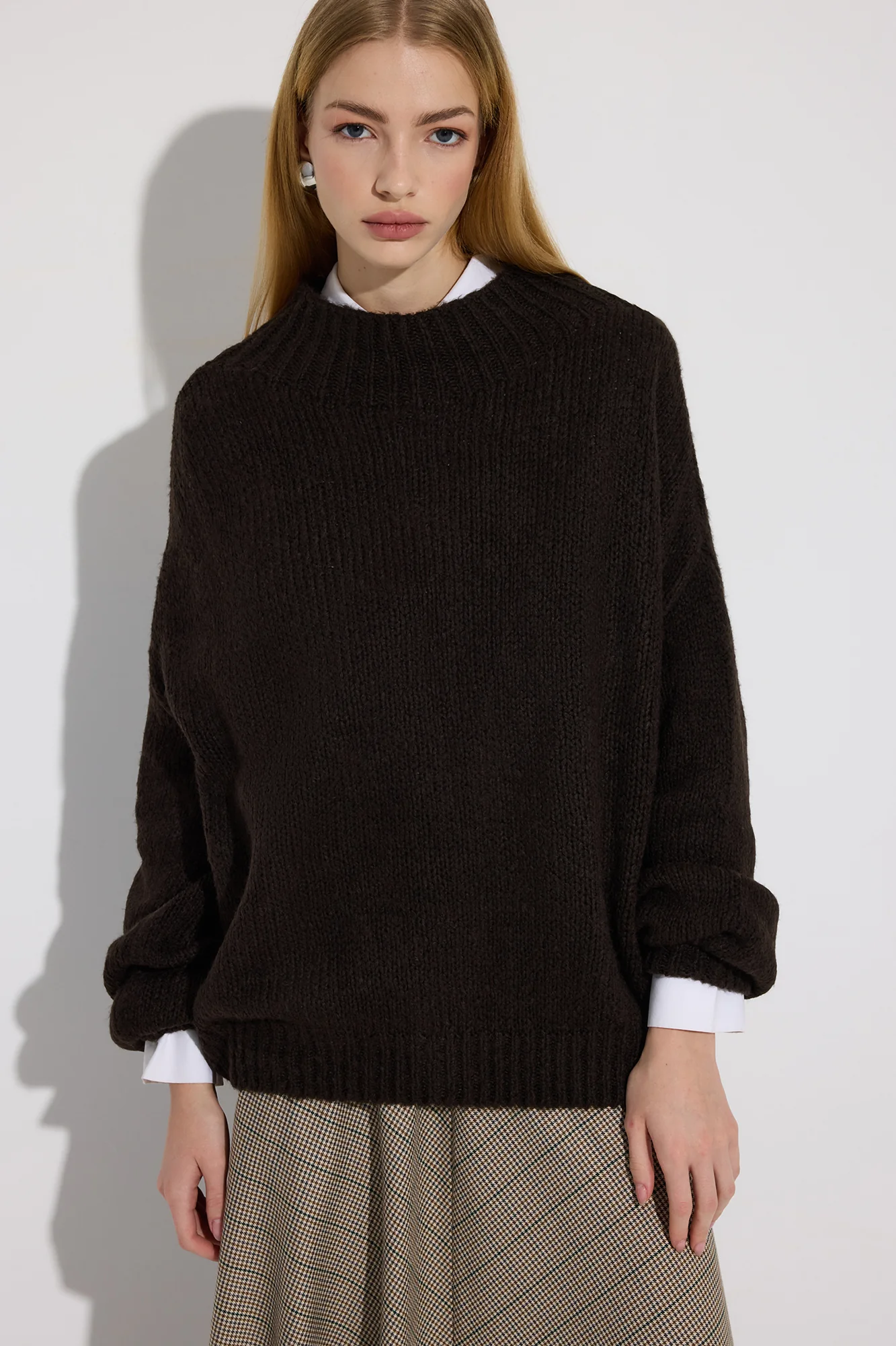 BALLOON SLEEVE KNITTED SWEATER - Image 3