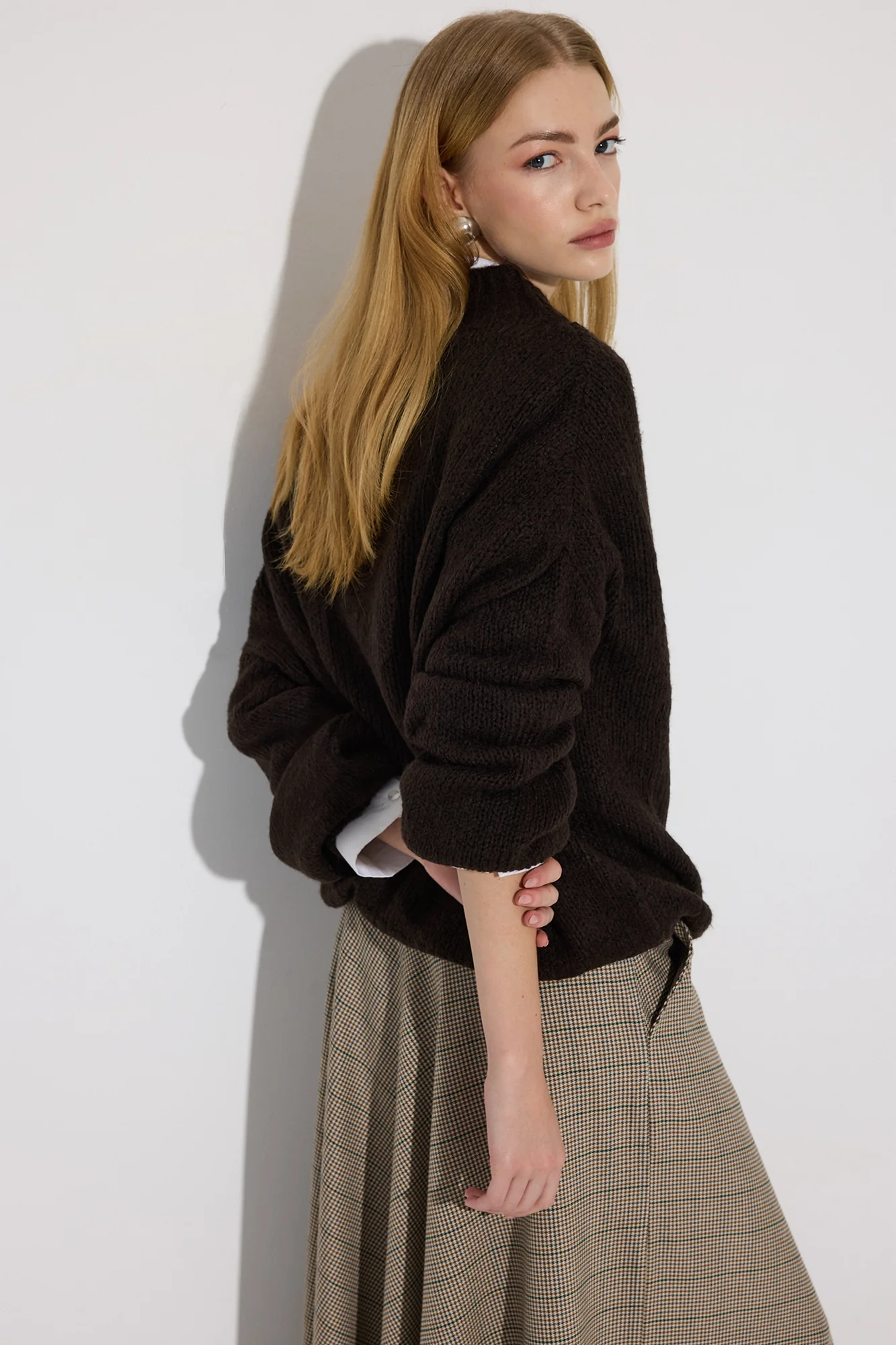 BALLOON SLEEVE KNITTED SWEATER - Image 4