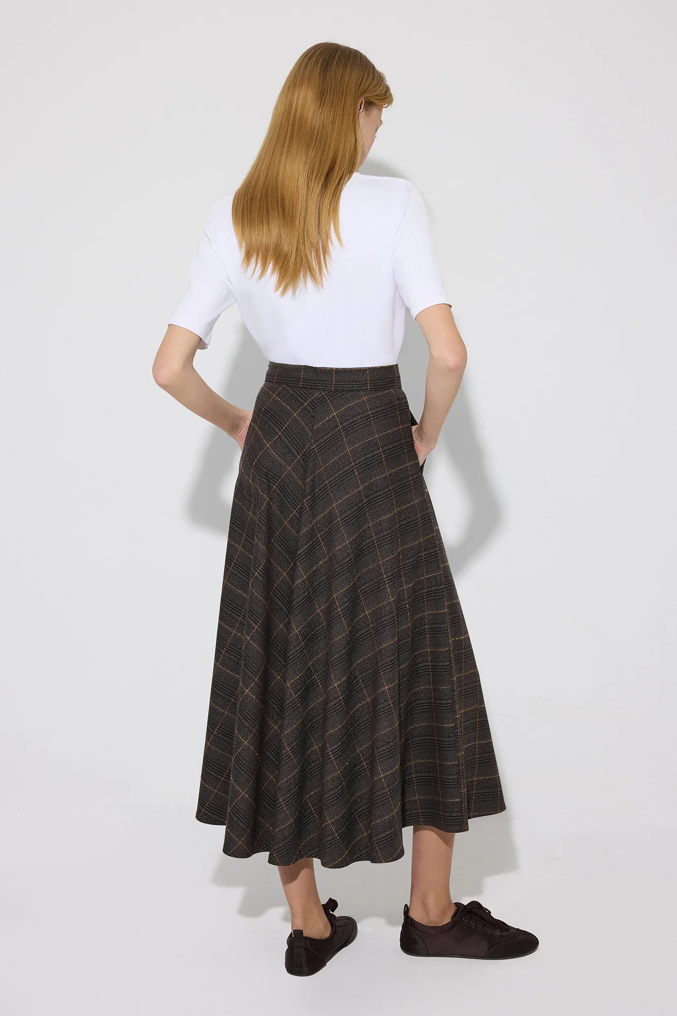 PLAID SKIRT WITH POCKETS - Image 5