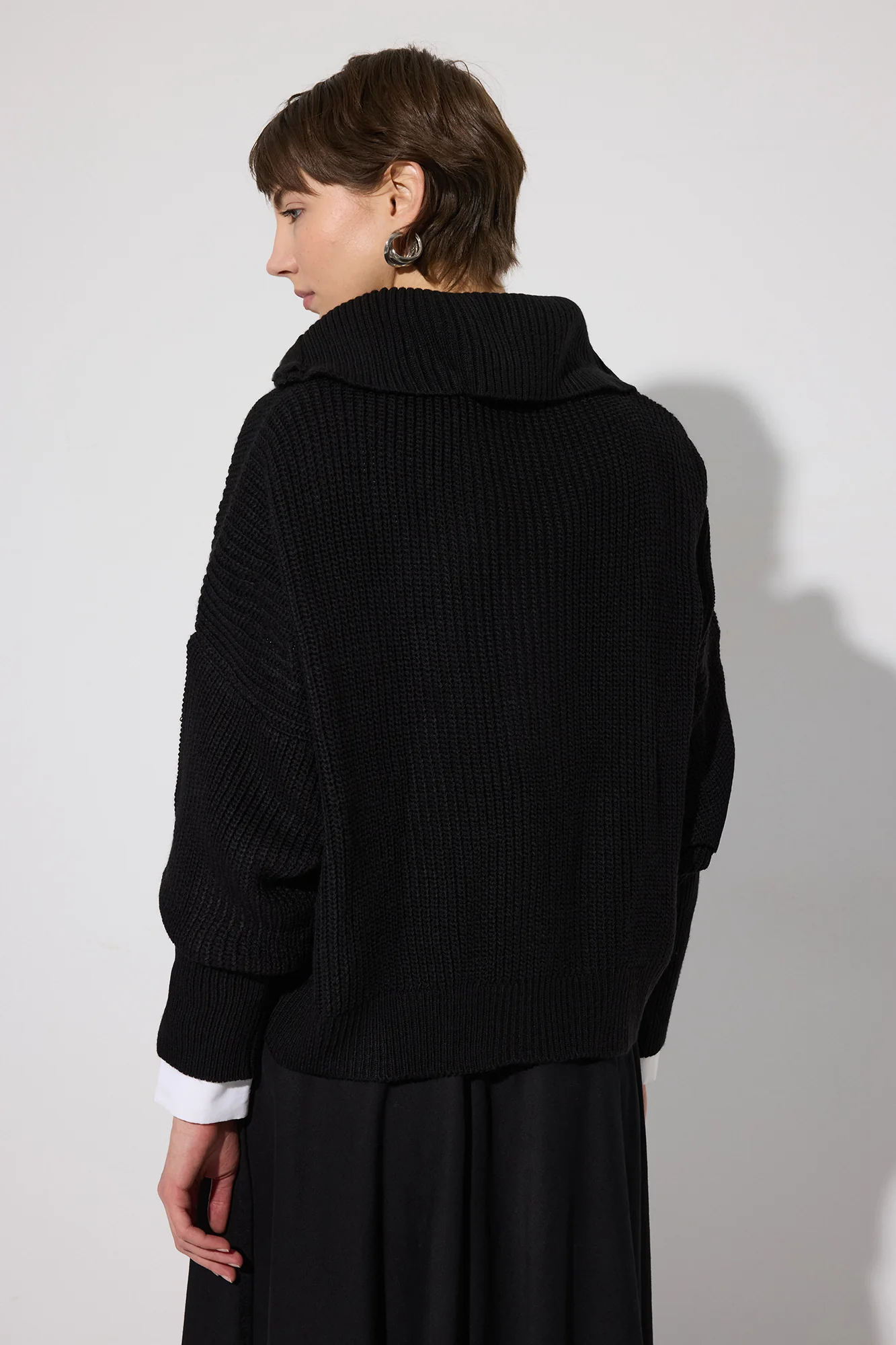 SHORT KNİTTED CARDİGAN WİTH ZİPPER - Image 5