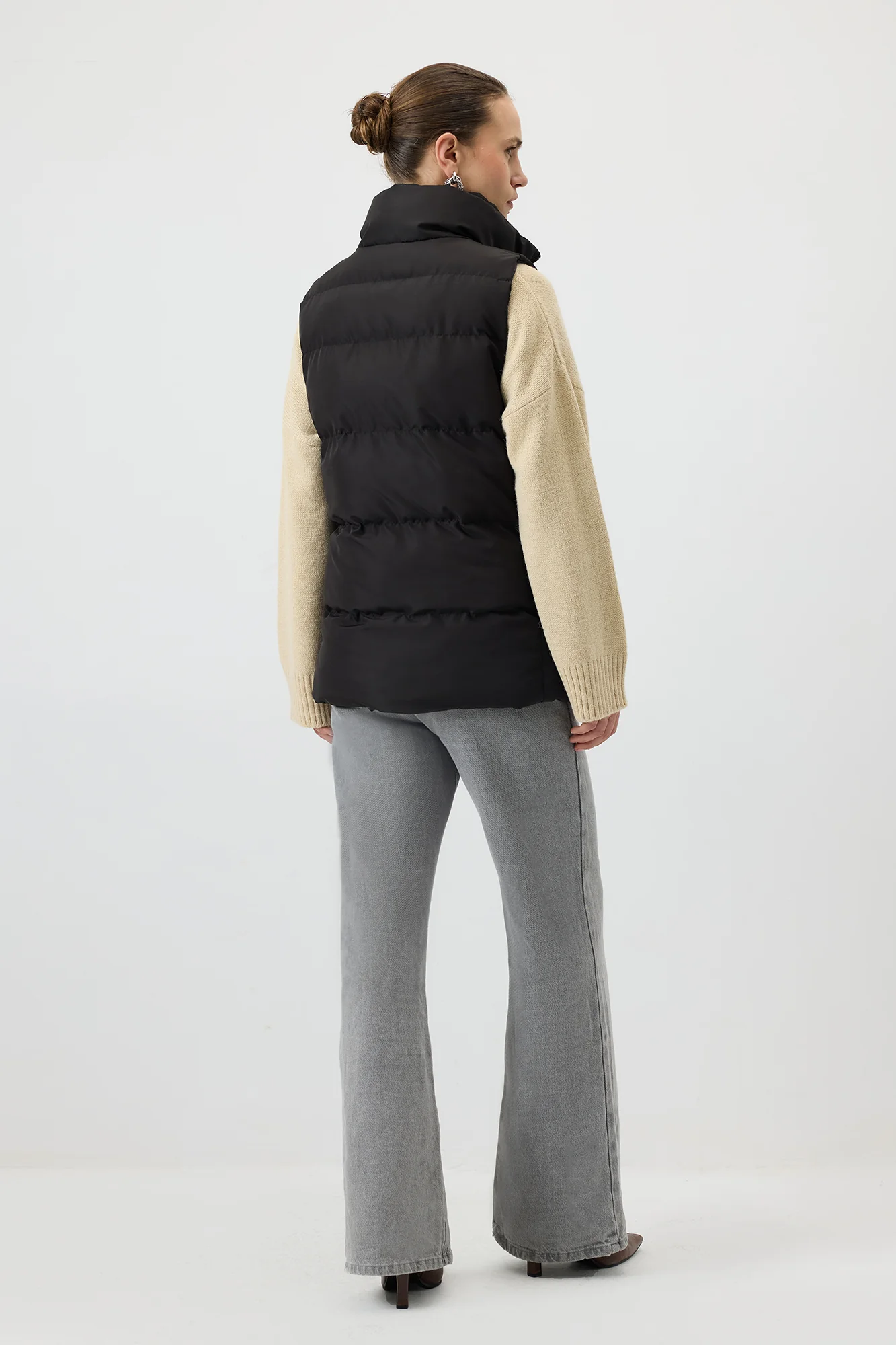 ZIPPERED PUFFY VEST - Image 6