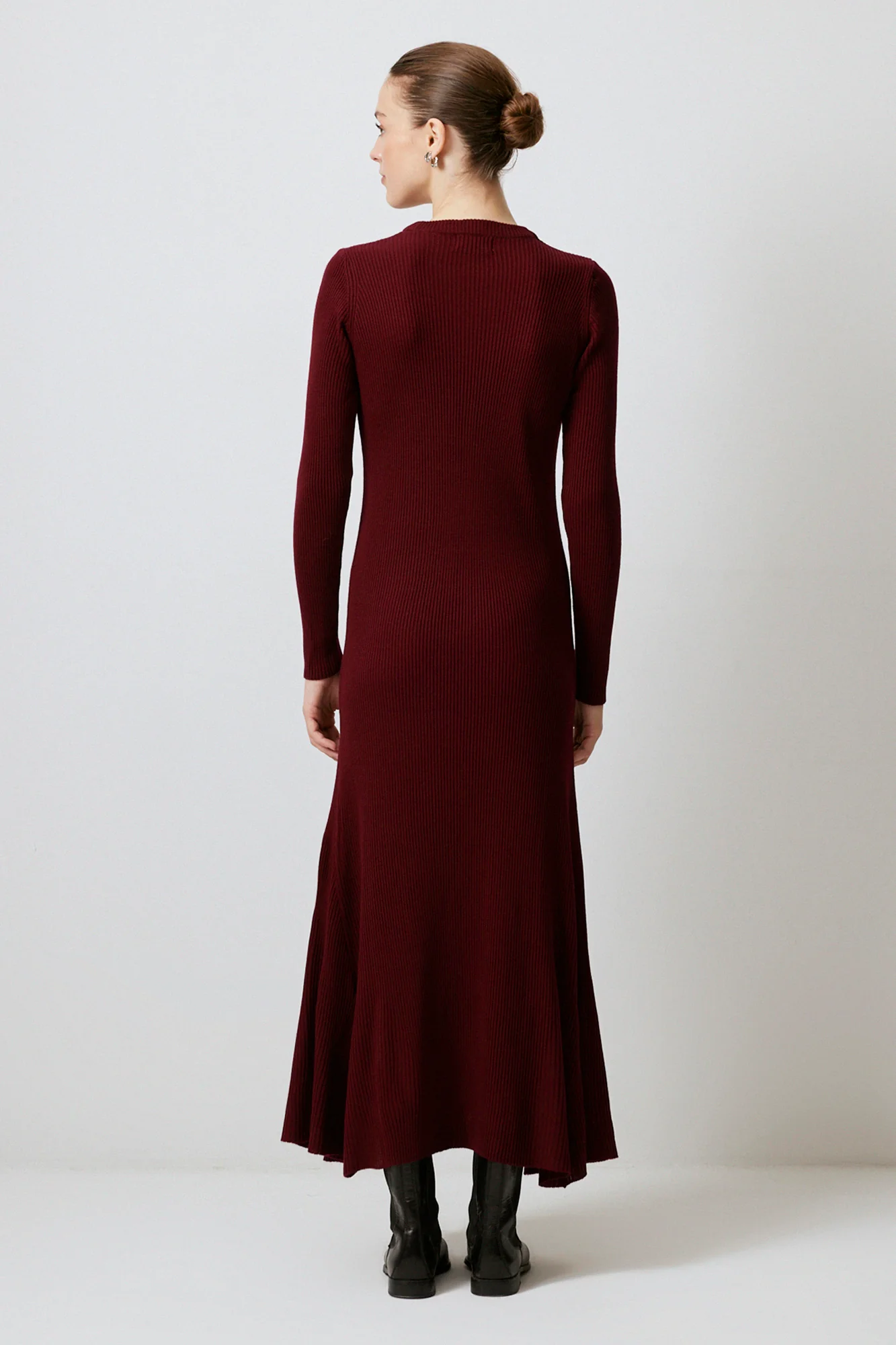 RIBBED KNITWEAR DRESS - Image 4