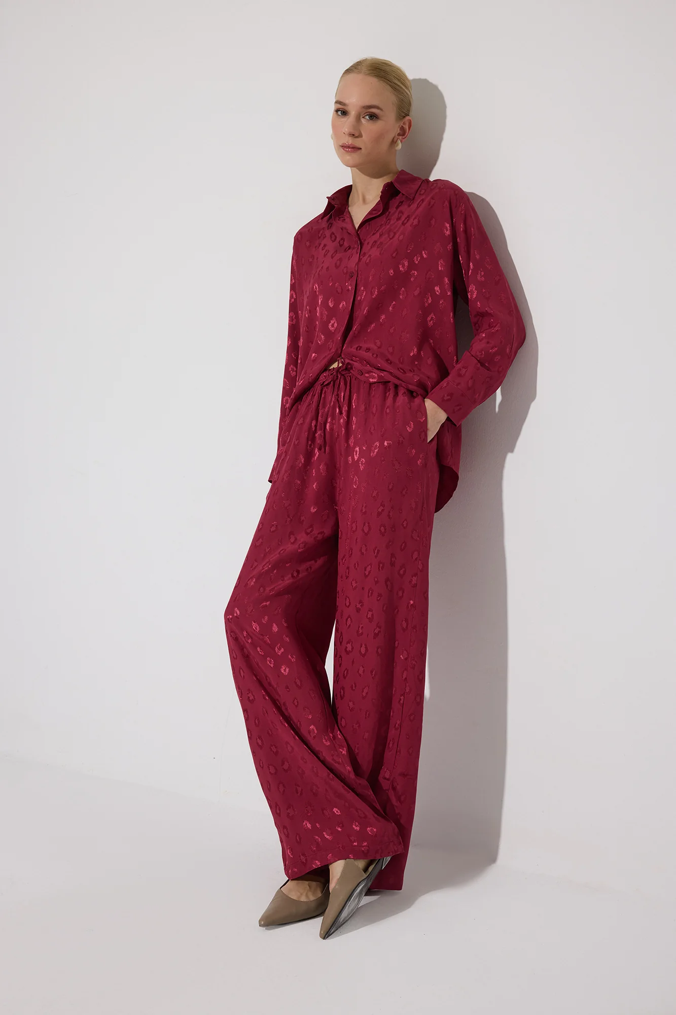 JACQUARD TROUSERS