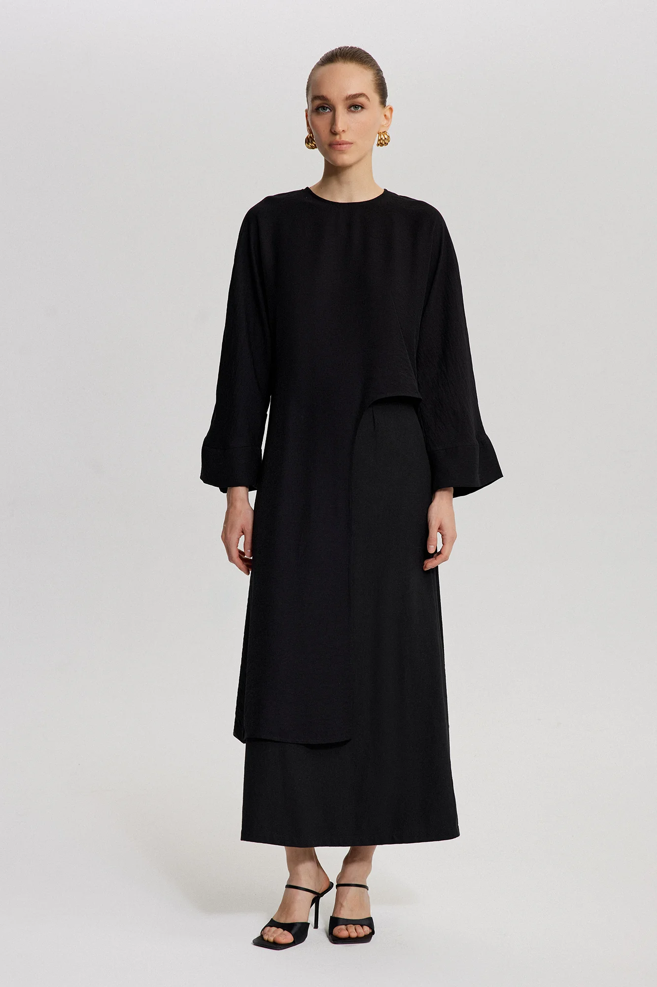 LONG TUNIC WITH FRONT SLIT