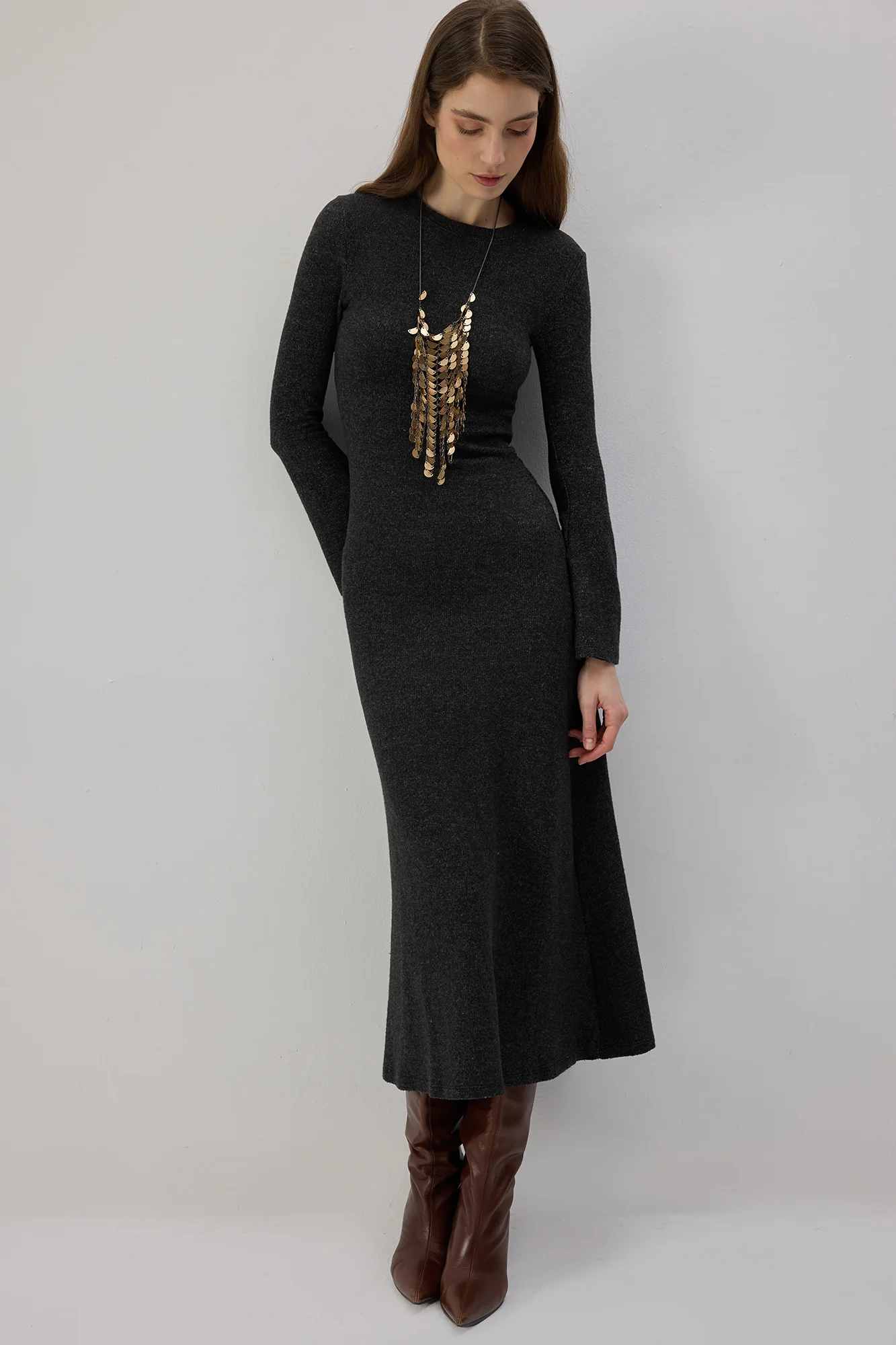 MAXI KNITTED DRESS - Image 2