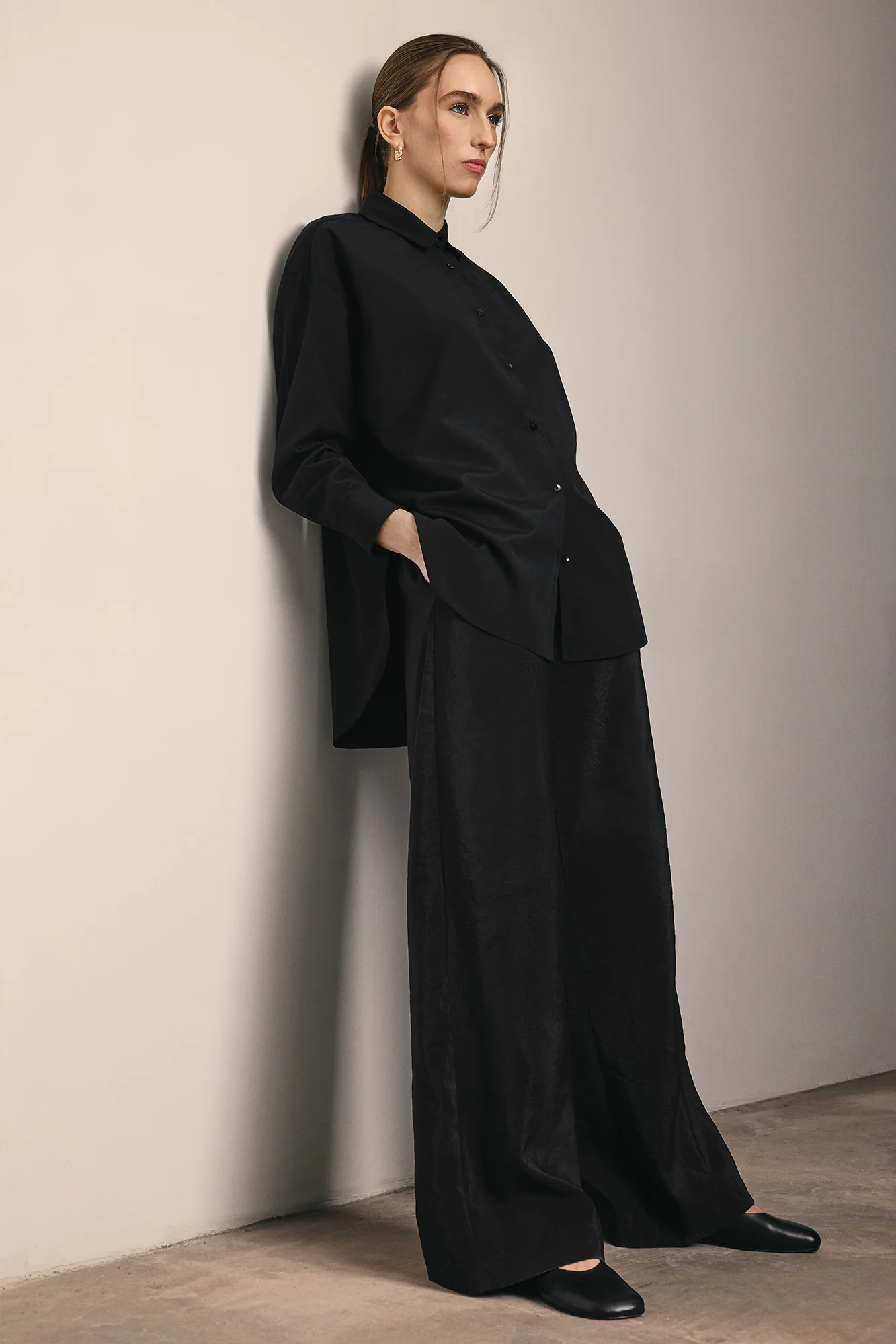 OVERSIZED FIT POPLIN SHIRT - Image 2