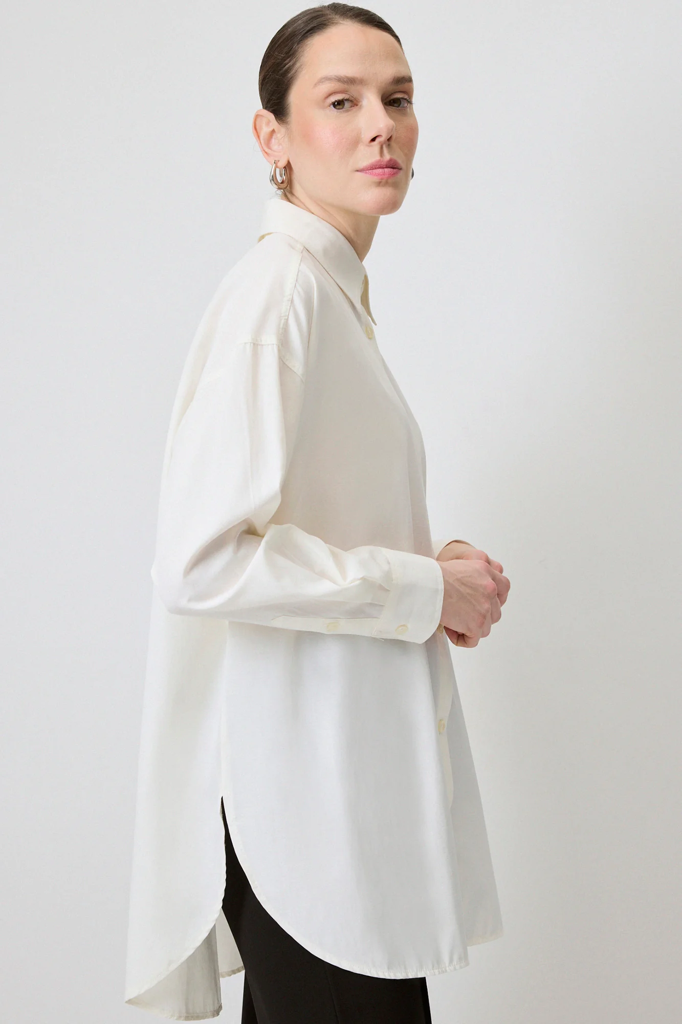 OVERSIZED FIT POPLIN SHIRT - Image 3