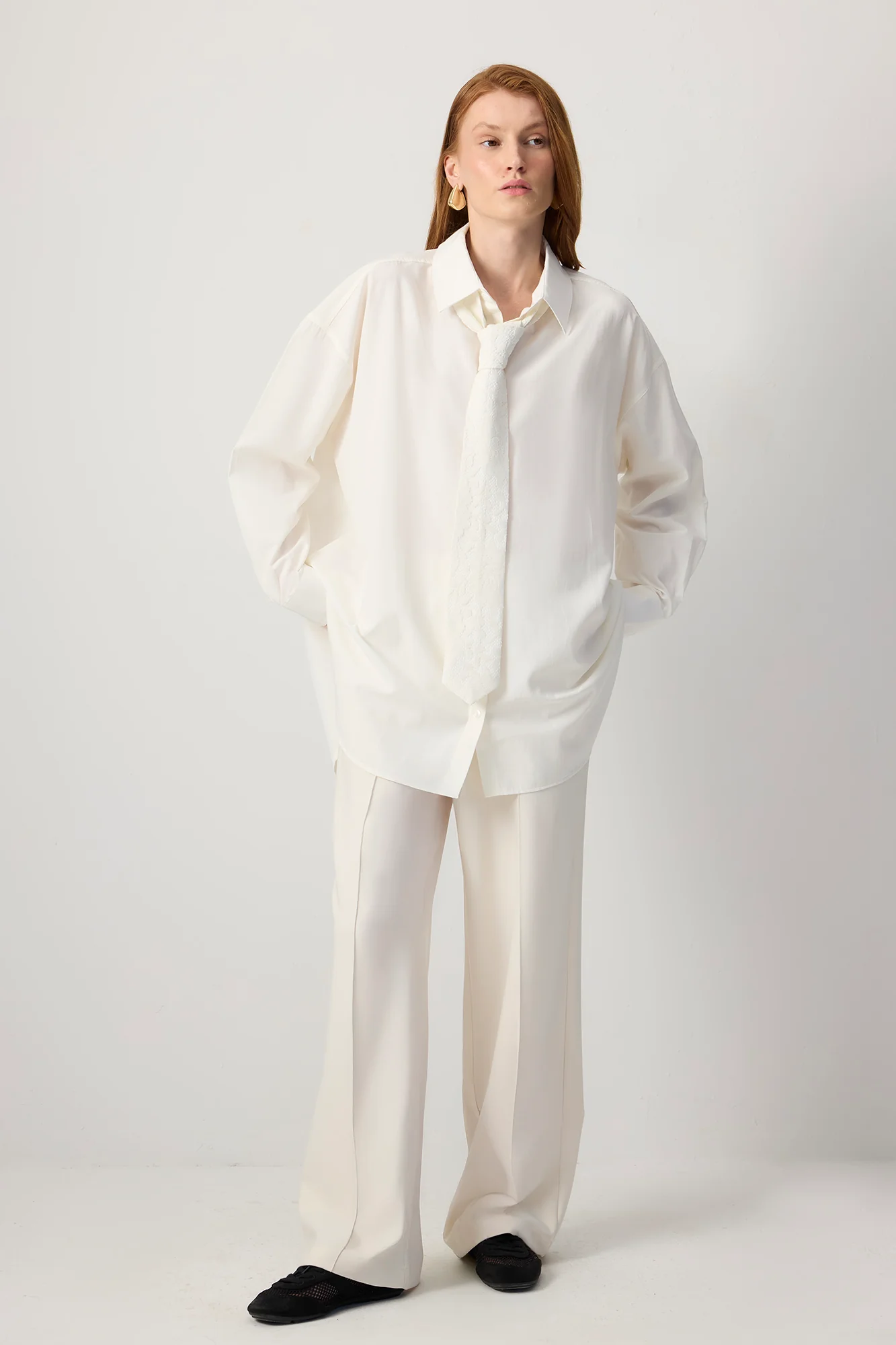 OVERSIZED FIT POPLIN SHIRT - Image 5