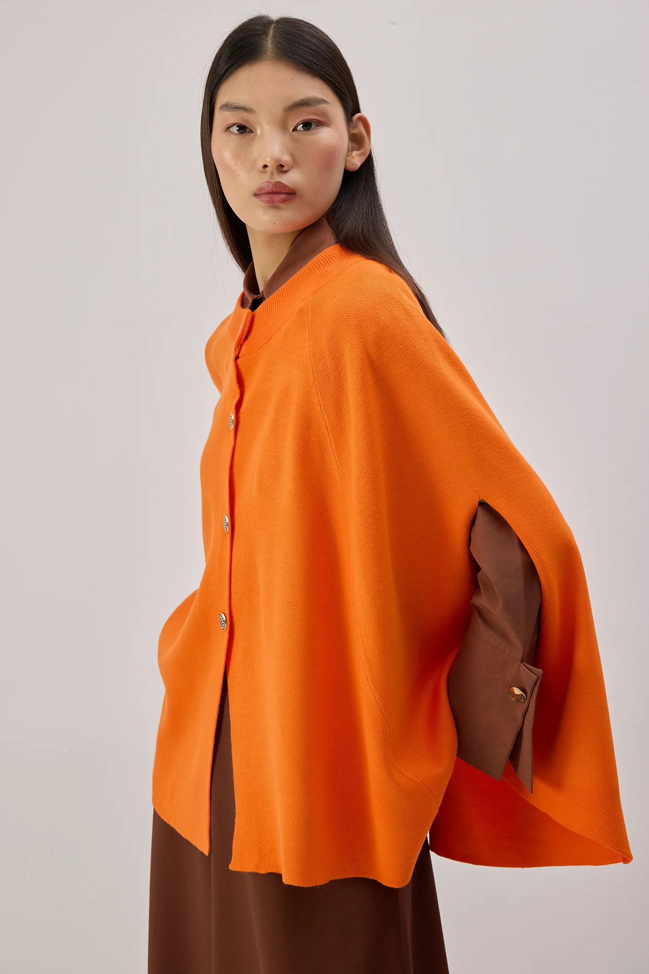 OVERSIZE KNİT PONCHO - Image 4