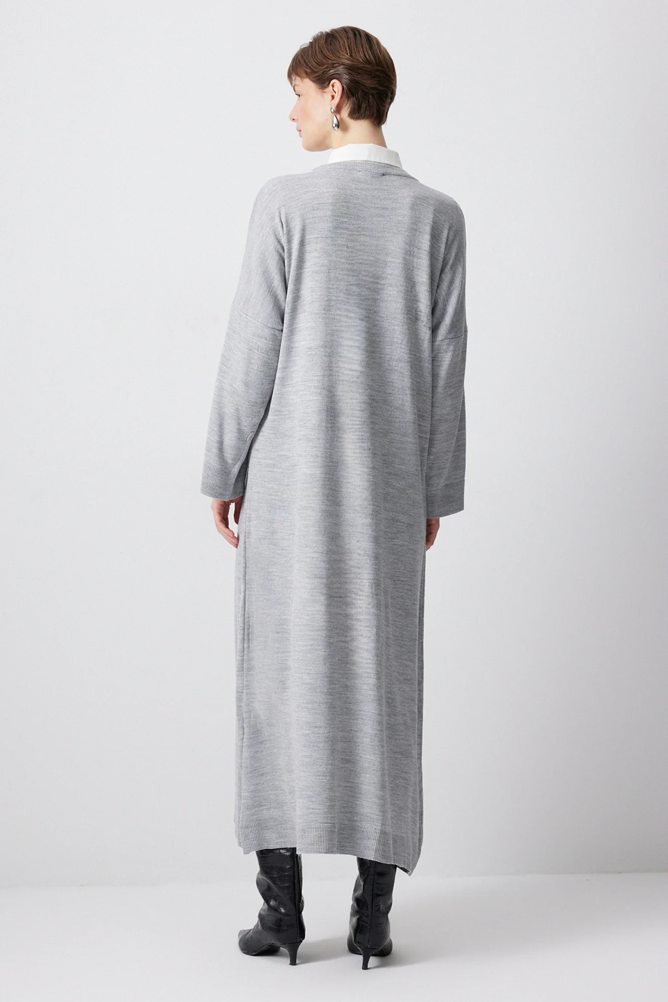 OVERSIZE KNIT DRESS - Image 4