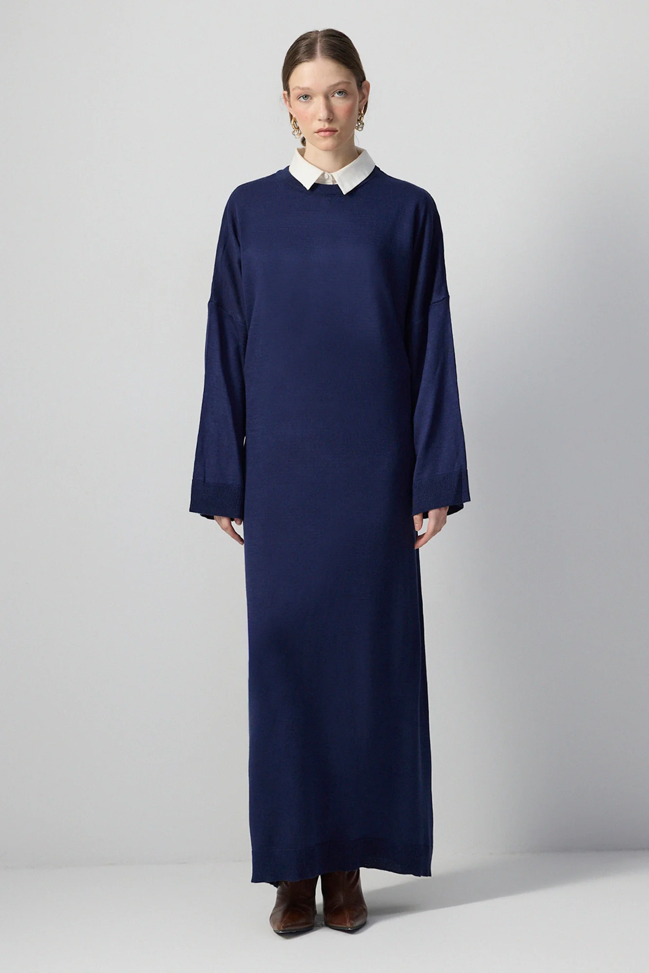OVERSIZE KNIT DRESS - Image 2