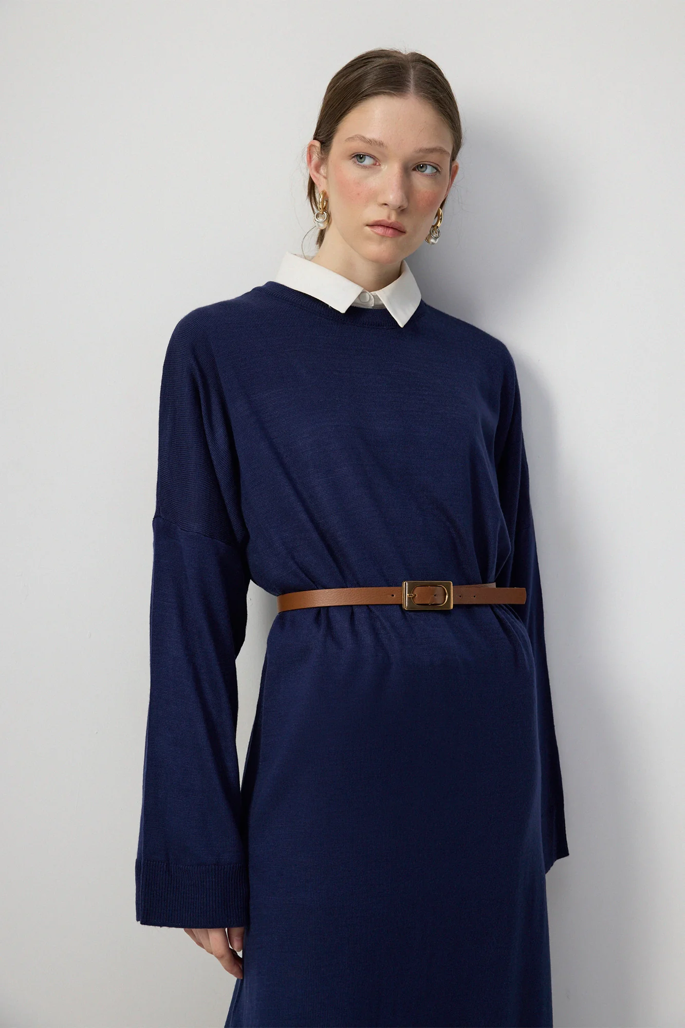 OVERSIZE KNIT DRESS - Image 3