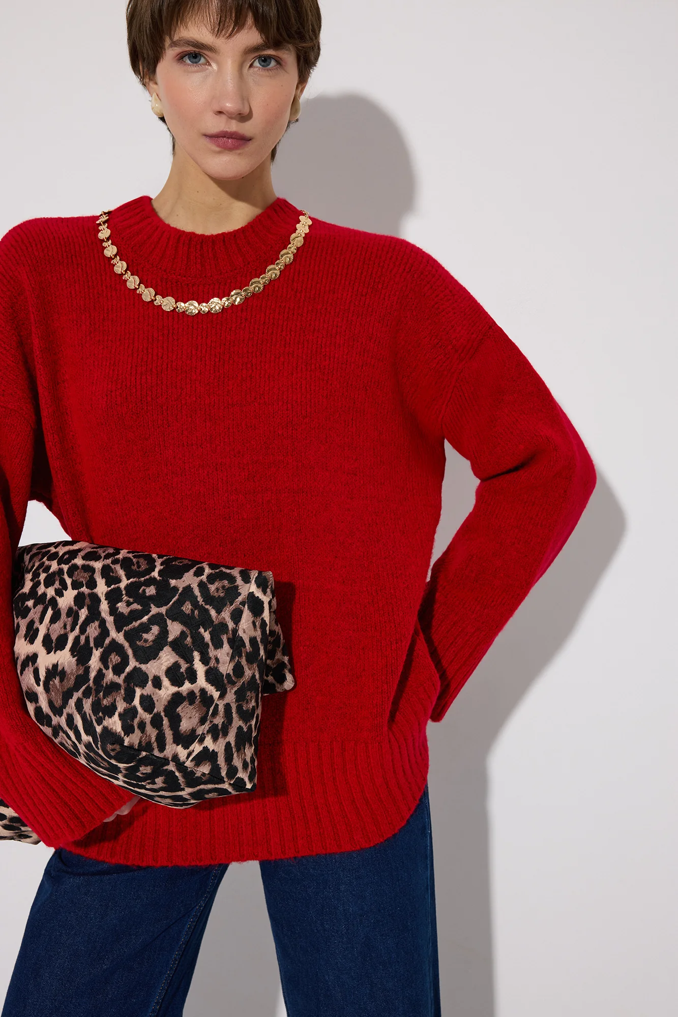 OVERSIZE KNIT SWEATER - Image 2