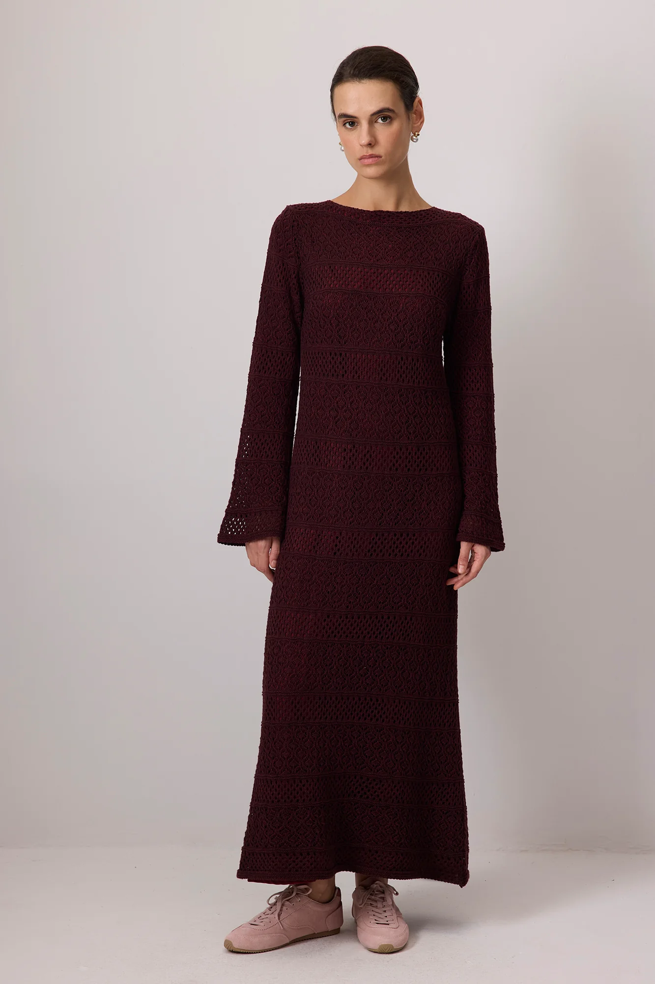 COTTON LINED KNIT DRESS