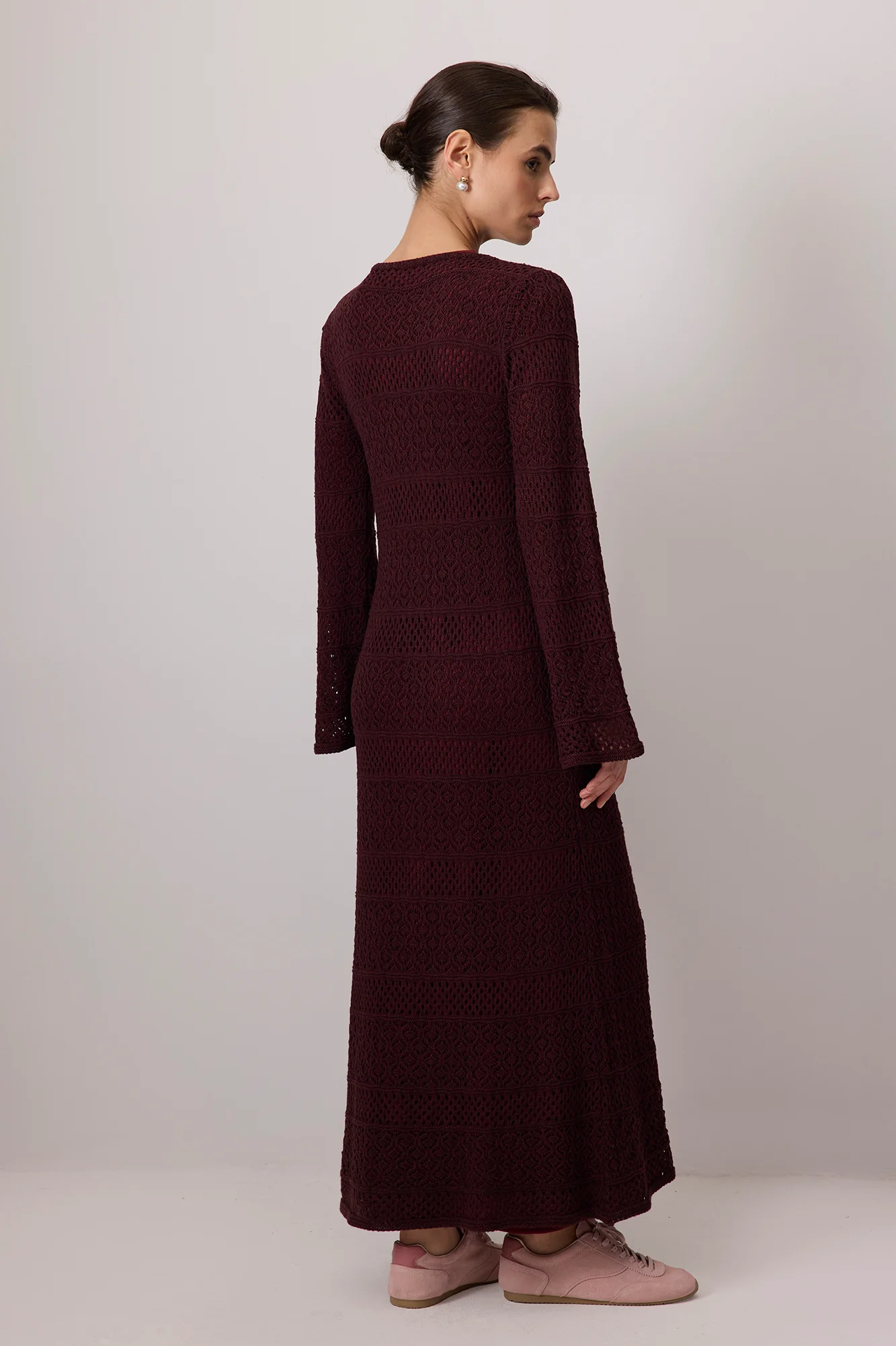 COTTON LINED KNIT DRESS - Image 4