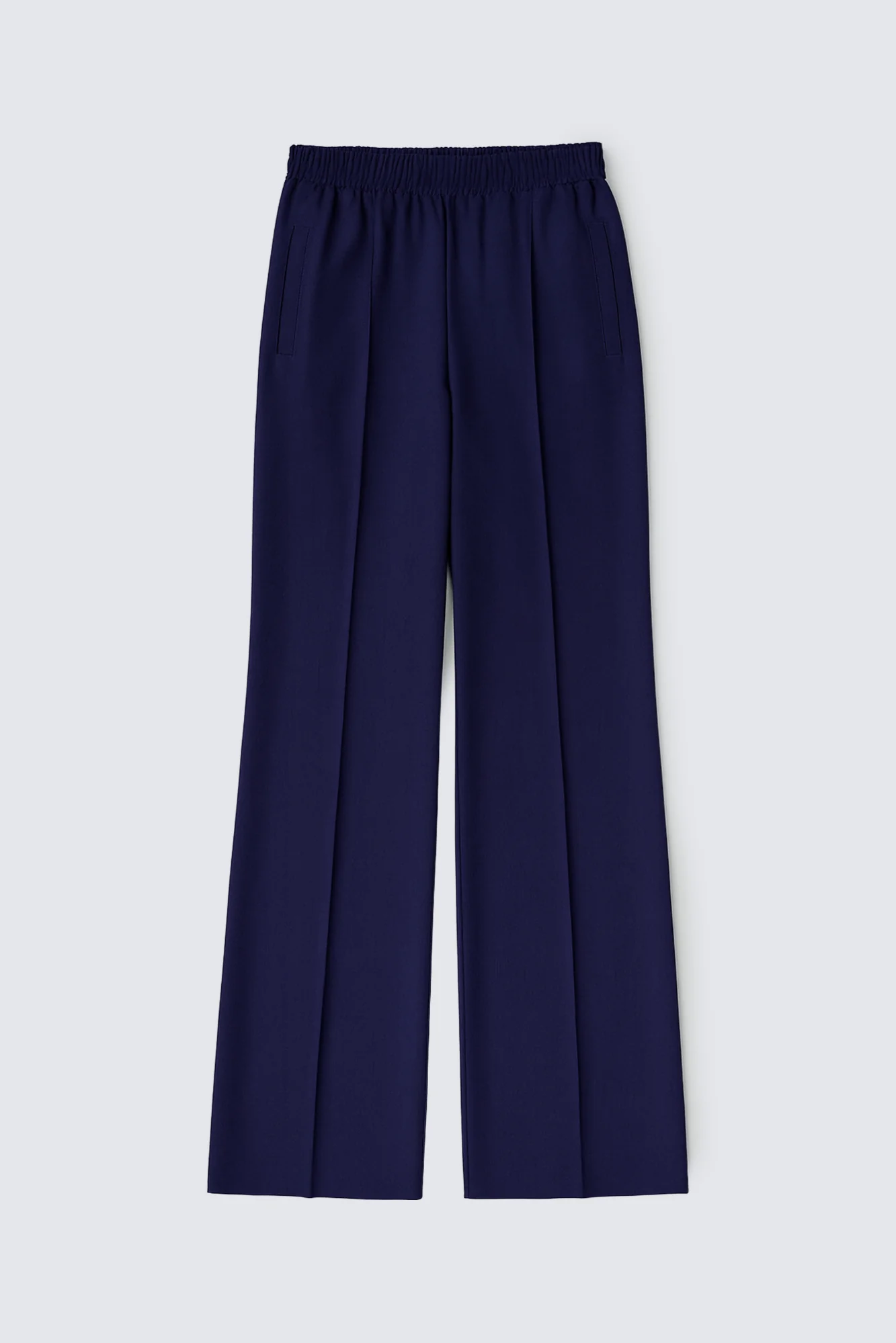 PLEATED PANTS WITH ELASTIC WAIST