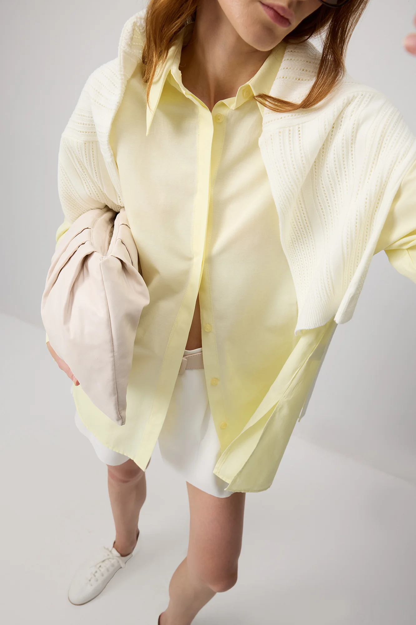 POPLIN SHIRT WITH WIDE CUFF
