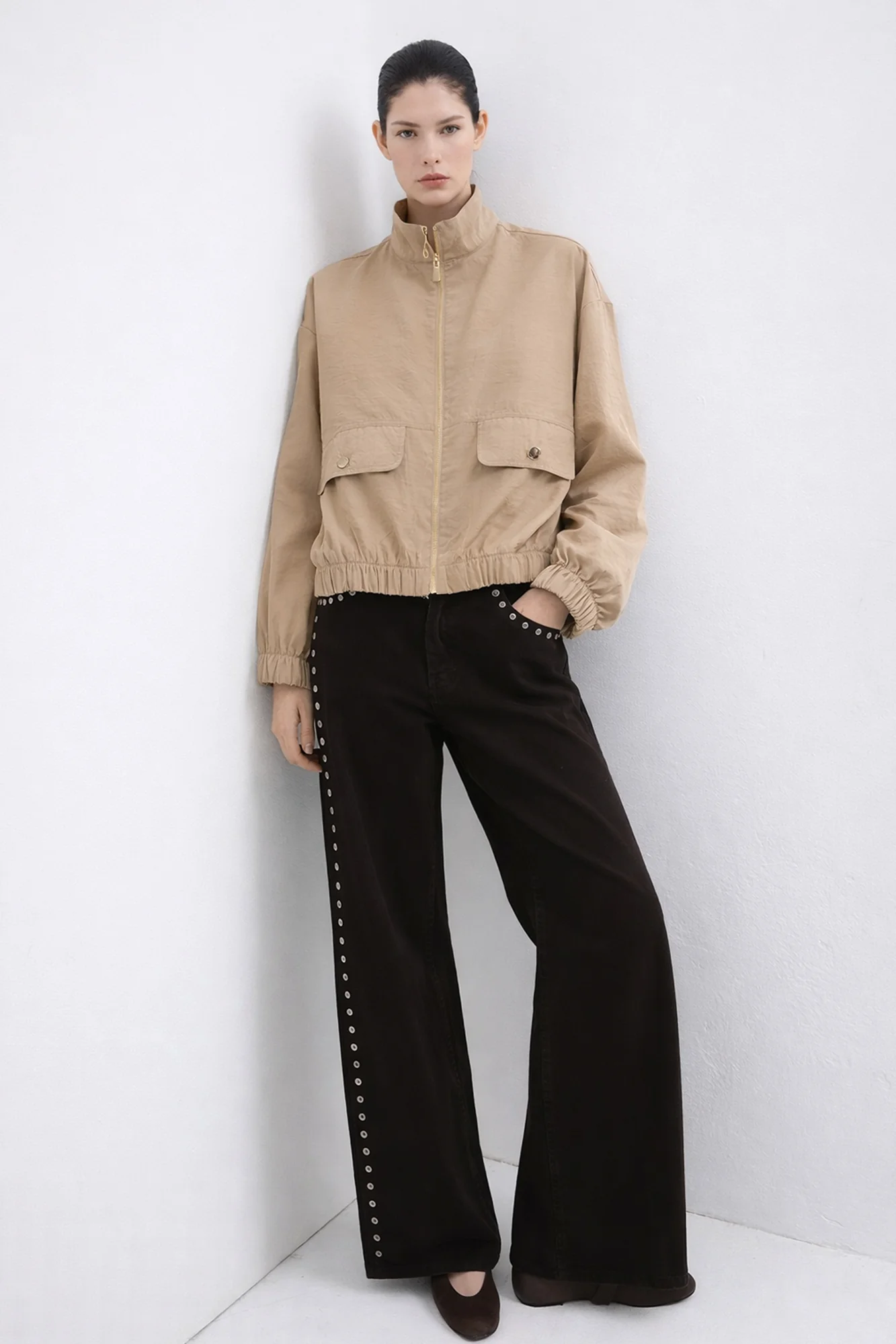 SHORT BOMBER JACKET