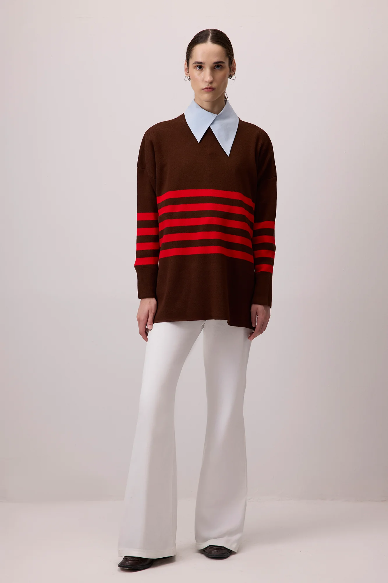 STRIPED KNIT TUNIC - Image 2