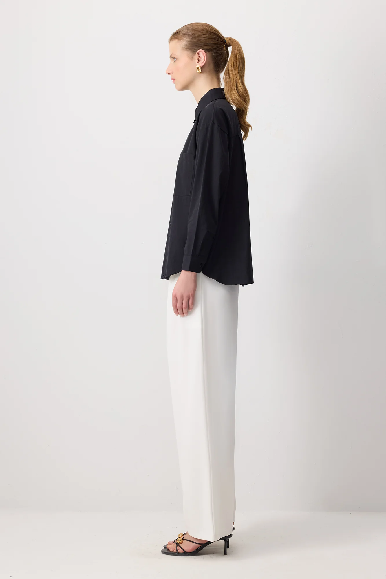 SINGLE POCKET OVERSIZE SHIRT - Image 4