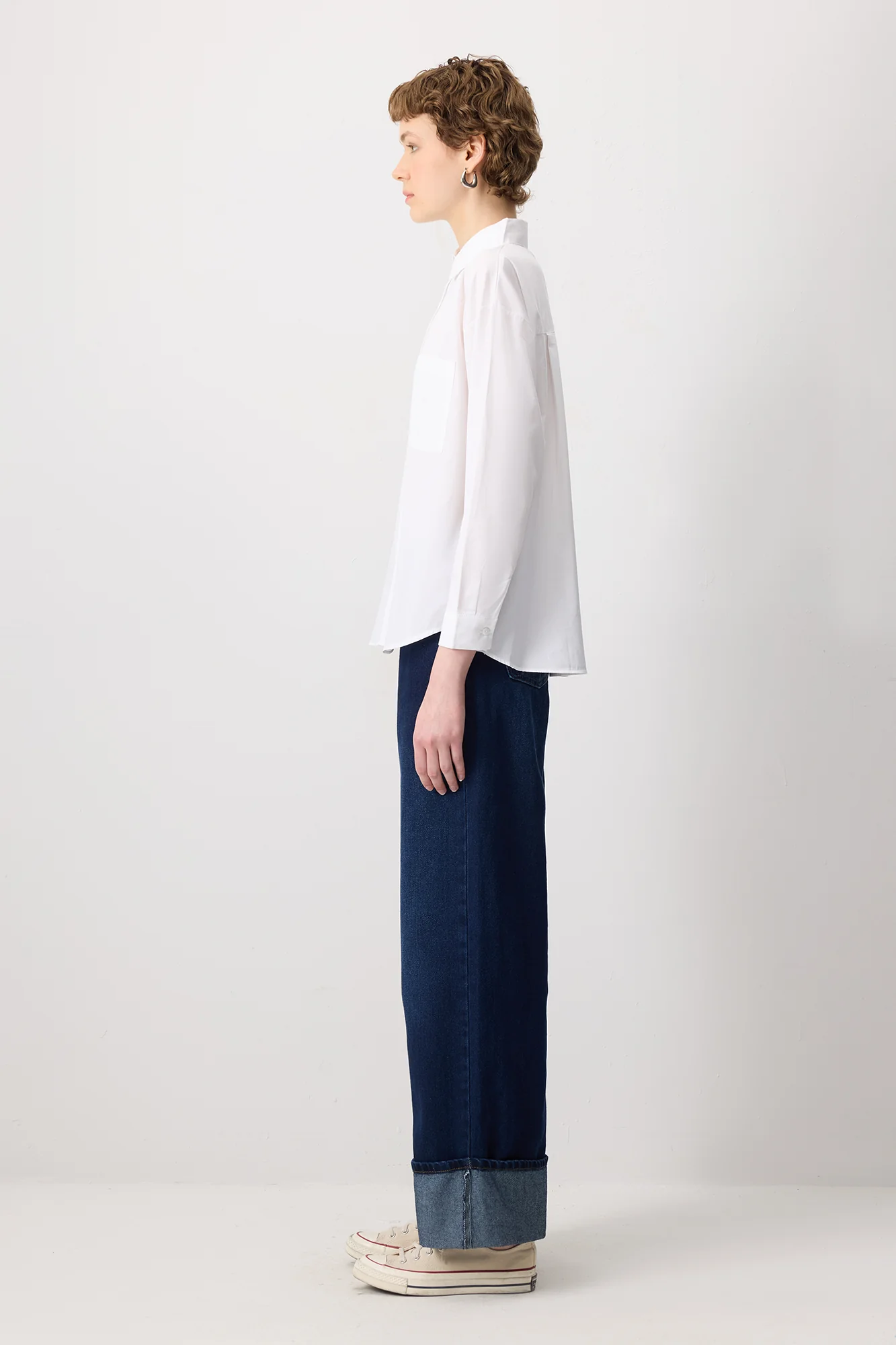 SINGLE POCKET OVERSIZE SHIRT - Image 3