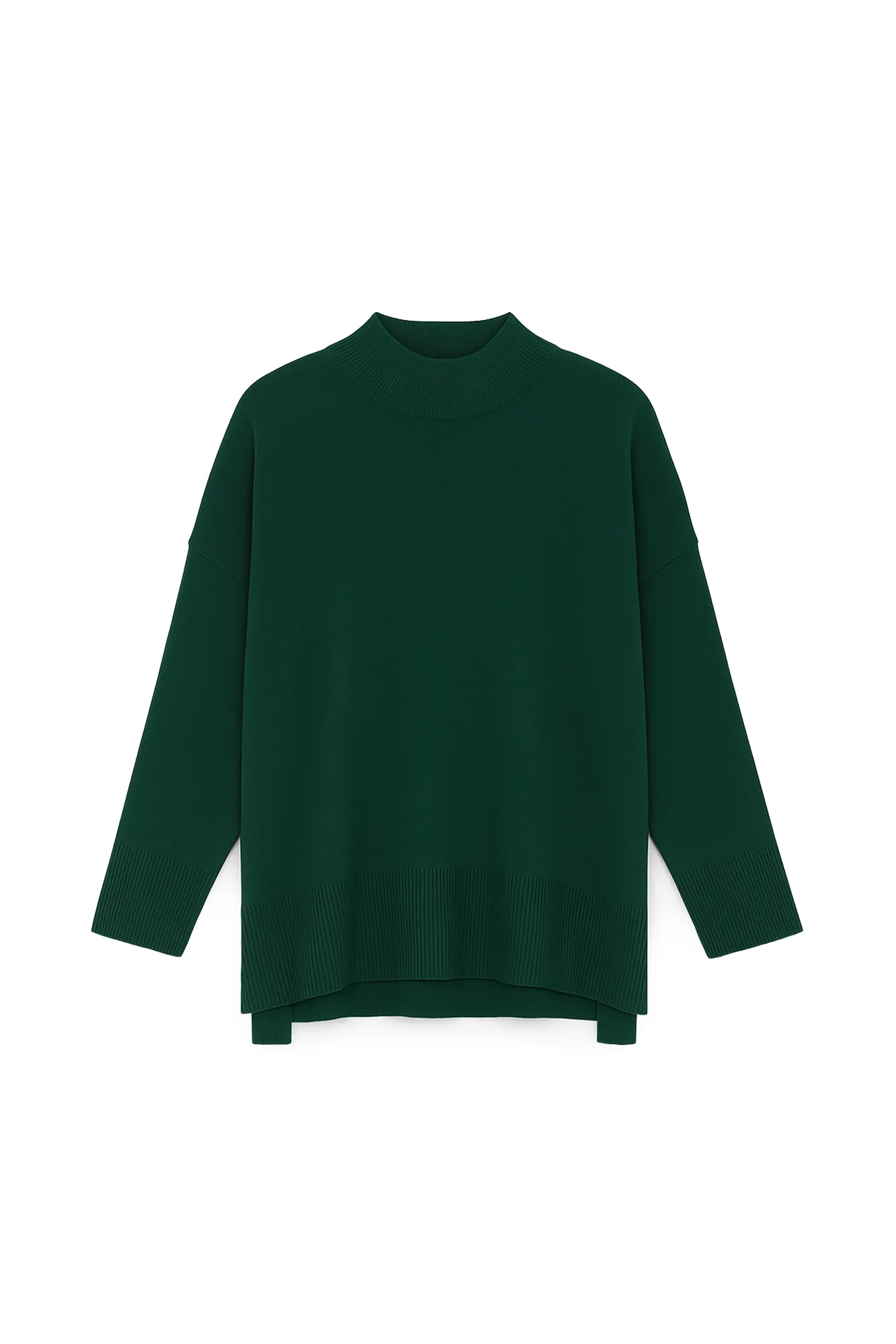 TURTLENECK BASIC KNIT SWEATER