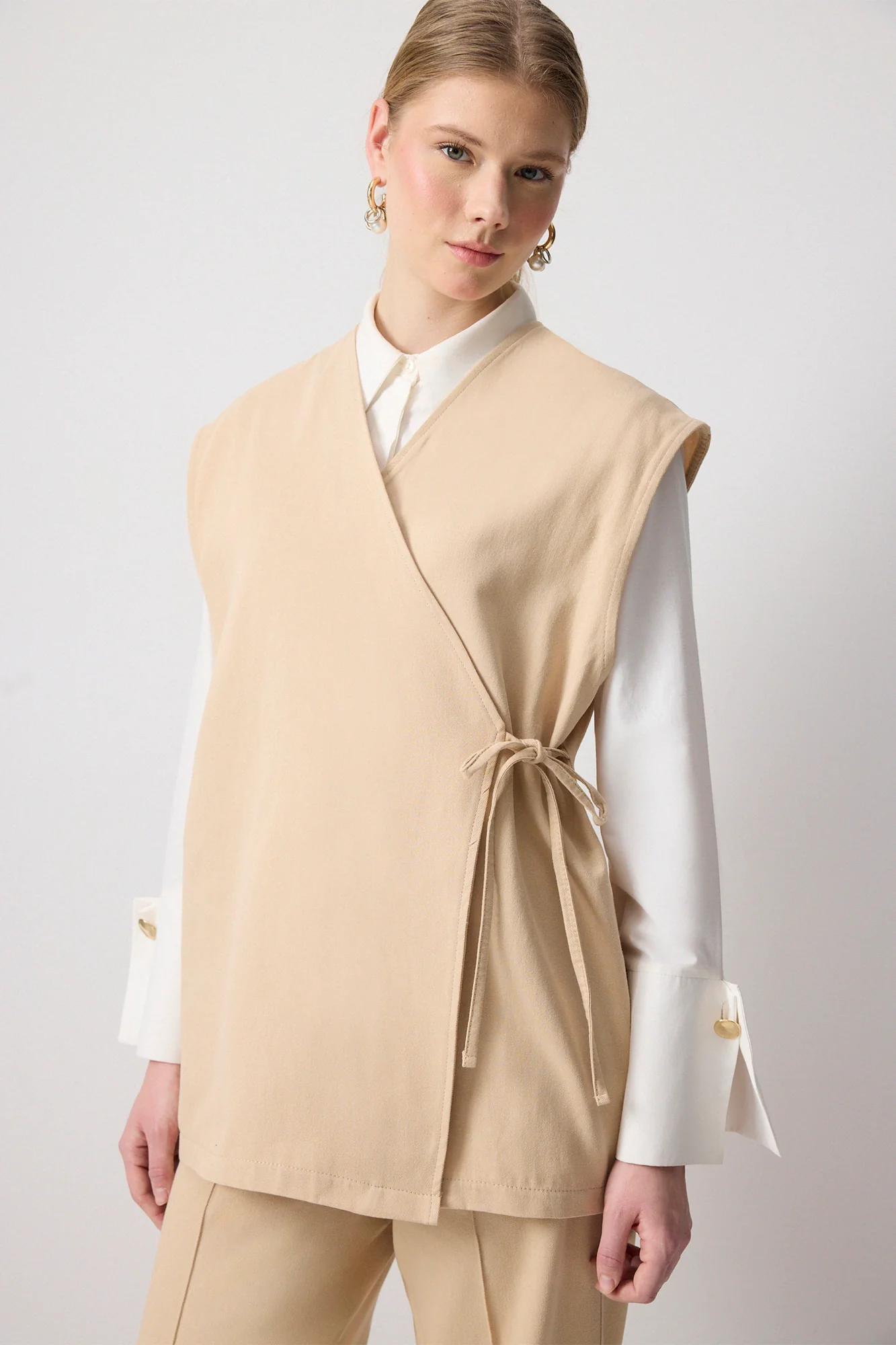 VEST TROUSERS GABARDINE SET